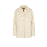 MC2 SAINT BARTH Overshirt donna in lana Panna