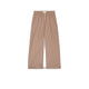 MC2 SAINT BARTH Pantaloni donna Doha in popeline a righe Marrone Bianco