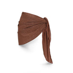 MC2 SAINT BARTH Pareo Sery in lurex Marrone