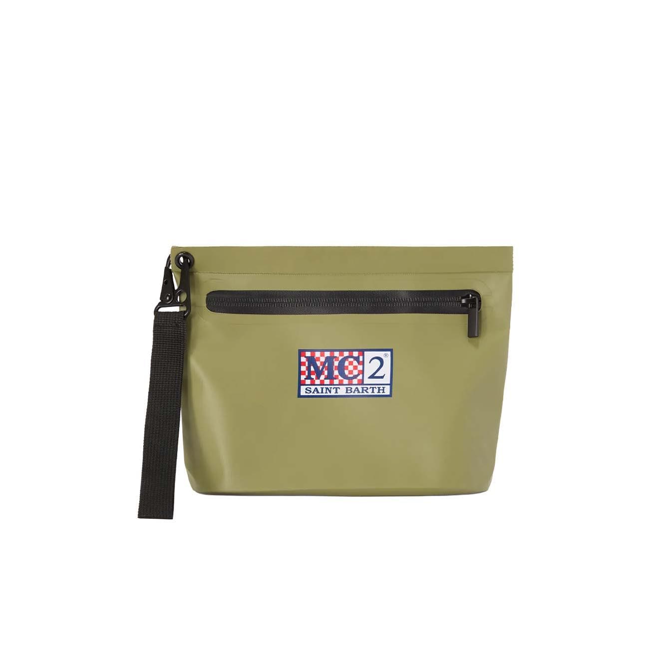 MC2 SAINT BARTH Pochette Aline impermeabile Verde Militare