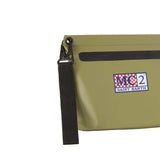 MC2 SAINT BARTH Pochette Aline impermeabile Verde Militare