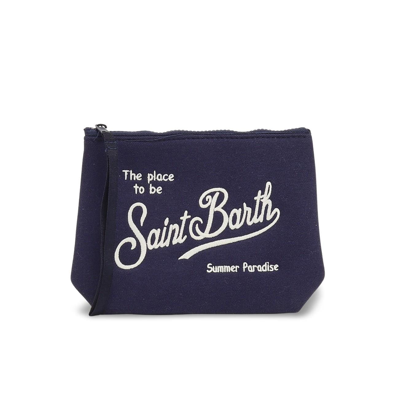 MC2 SAINT BARTH Pochette Aline in scuba piquet Blue