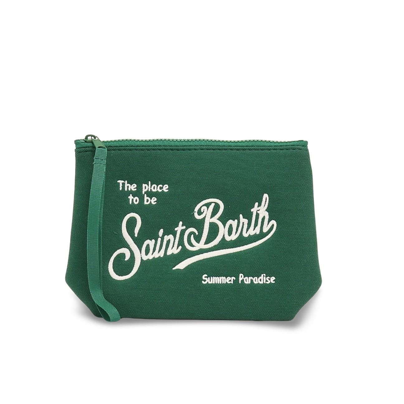 MC2 SAINT BARTH Pochette Aline in scuba piquet Verde