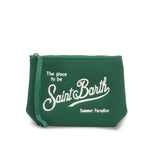 MC2 SAINT BARTH Pochette Aline in scuba piquet Verde