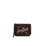 MC2 SAINT BARTH Pochette Aline in teddy  Dark Leopard
