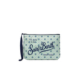 MC2 SAINT BARTH Pochette Aline Meadow Tie Turchese