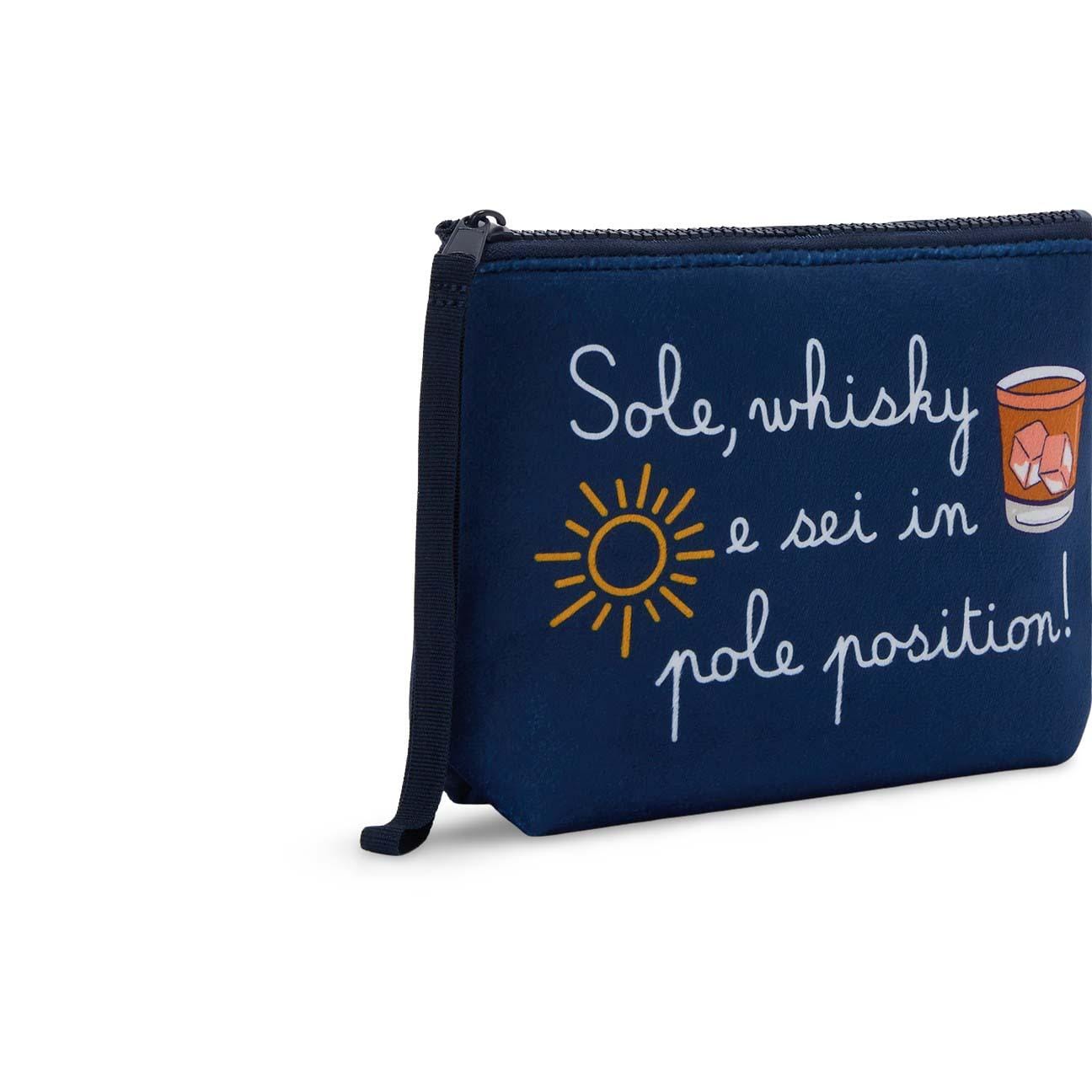 MC2 SAINT BARTH Pochette Aline Pole Position Blue