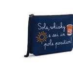 MC2 SAINT BARTH Pochette Aline Pole Position Blue