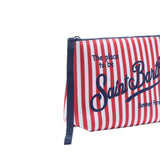 MC2 SAINT BARTH Pochette Aline scuba a righe Rosso
