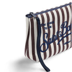 MC2 SAINT BARTH Pochette Aline scuba  effetto Denim Marrone