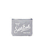 MC2 SAINT BARTH Pochette Aline soft  lino a righe Blue