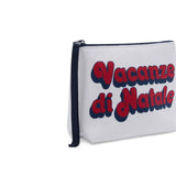 MC2 SAINT BARTH Pochette Aline stampa Vacanze di Natale Bianco