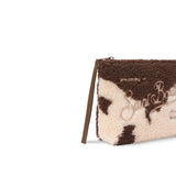 MC2 SAINT BARTH Pochette Aline teddy in sherpa Muccato