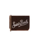 MC2 SAINT BARTH Pochette Aline Velvet Marrone e Strass