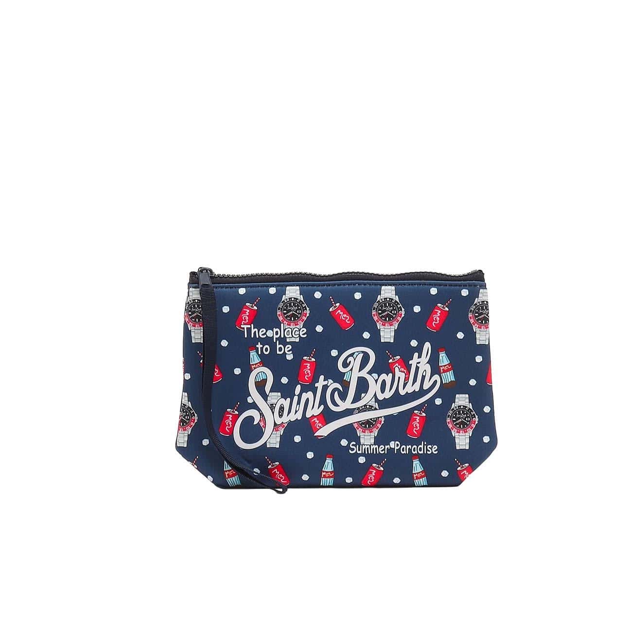 MC2 SAINT BARTH Pochette Aline Watch Red Cola Blue