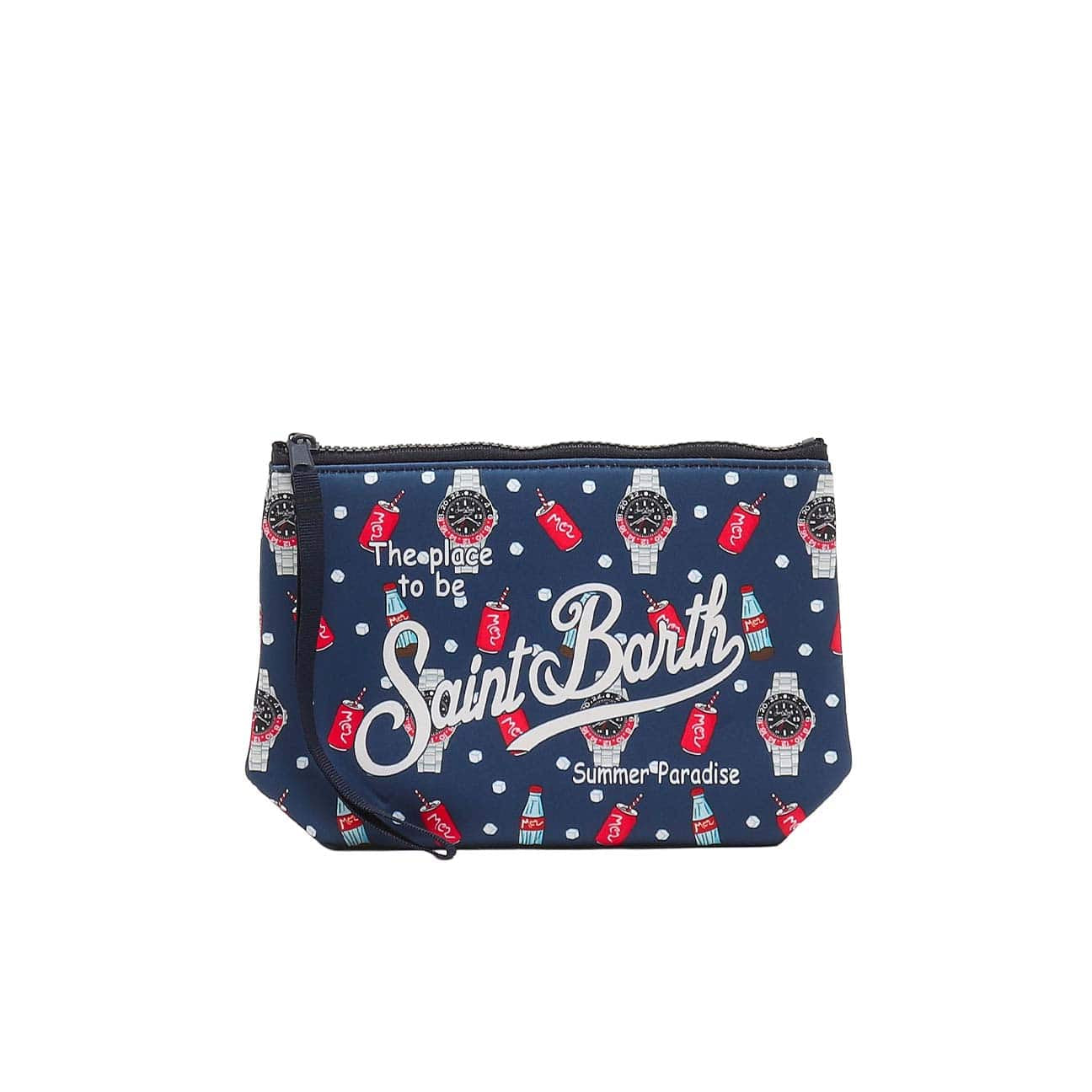 MC2 SAINT BARTH Pochette Aline Watch Red Cola Blue