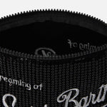 MC2 SAINT BARTH Pochette donna Aline velvet paillettes Nero