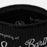MC2 SAINT BARTH Pochette donna Aline velvet paillettes Nero