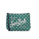MC2 SAINT BARTH Pochette scuba Aline Flower Tie Verde