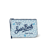MC2 SAINT BARTH Pochette scuba Aline Prawns Azzurro