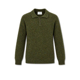 MC2 SAINT BARTH POlo uomo Alfie in lana donegal Verde Militare