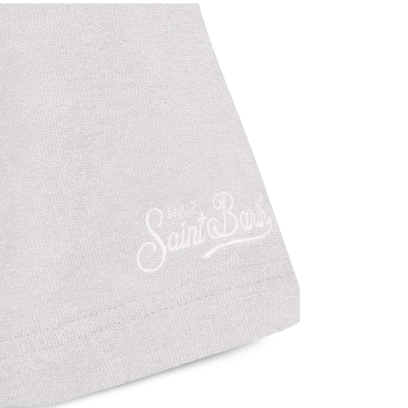 MC2 SAINT BARTH Polo uomo Jeremy in spugna Bianco