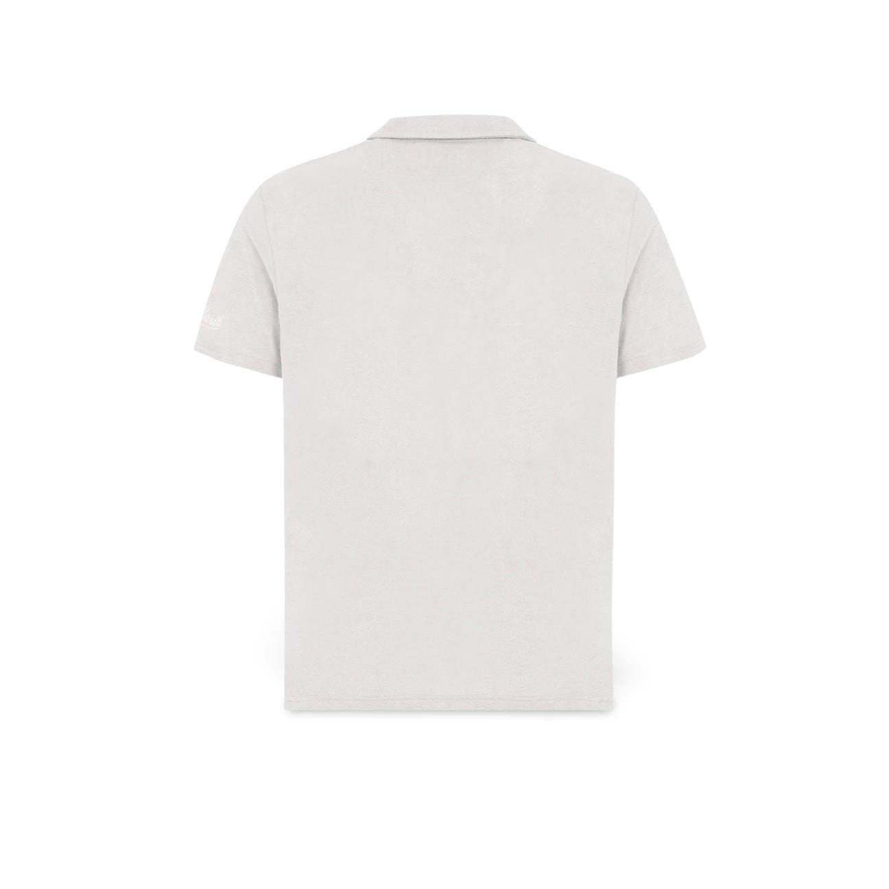 MC2 SAINT BARTH Polo uomo Jeremy in spugna Bianco