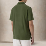 MC2 SAINT BARTH Polo uomo Jeremy in spugna Verde Militare