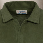 MC2 SAINT BARTH Polo uomo Jeremy in spugna Verde Militare