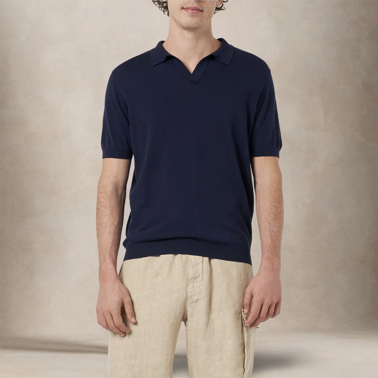 MC2 SAINT BARTH Polo uomo Sloan in cotone Blue