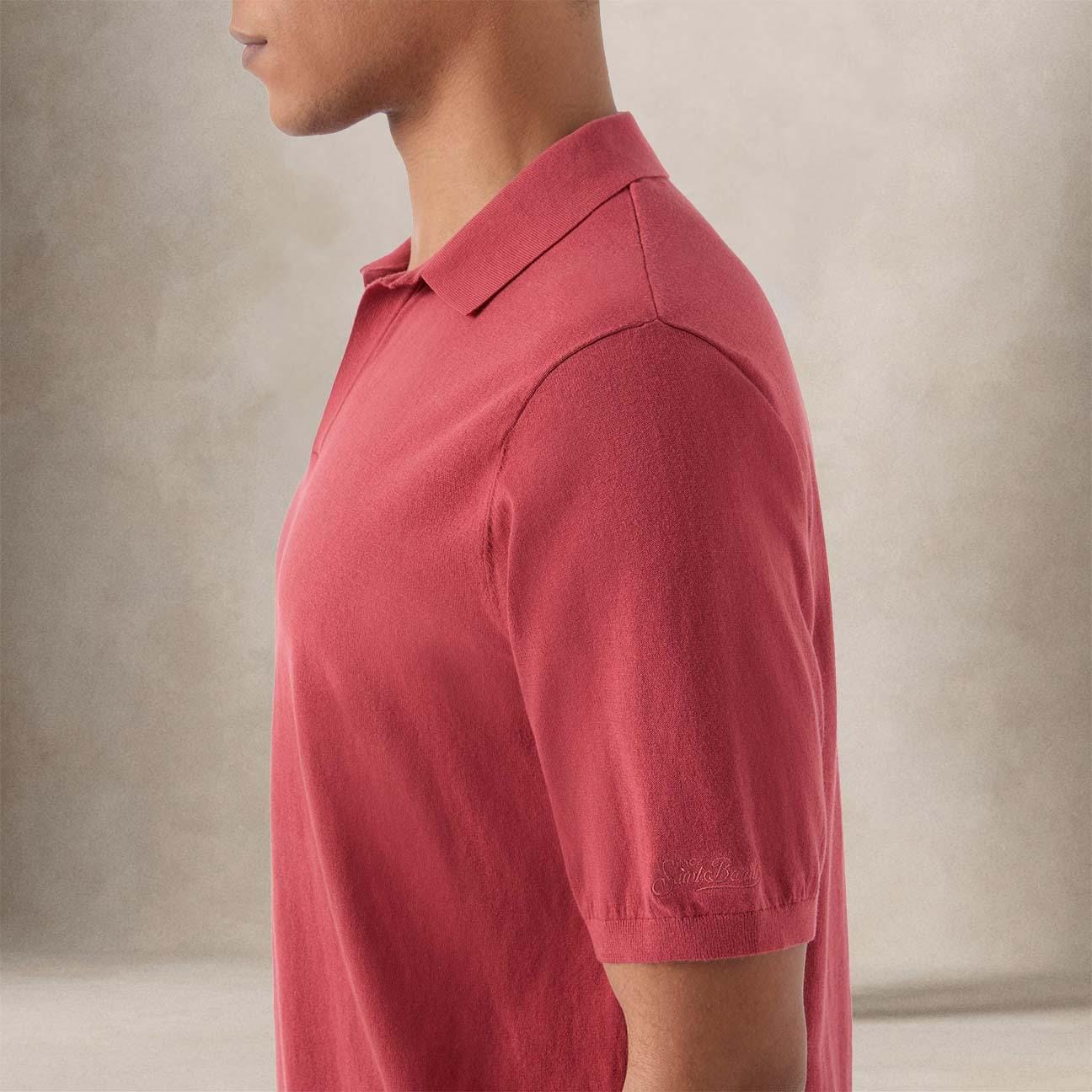 MC2 SAINT BARTH Polo uomo Sloan in cotone Brick