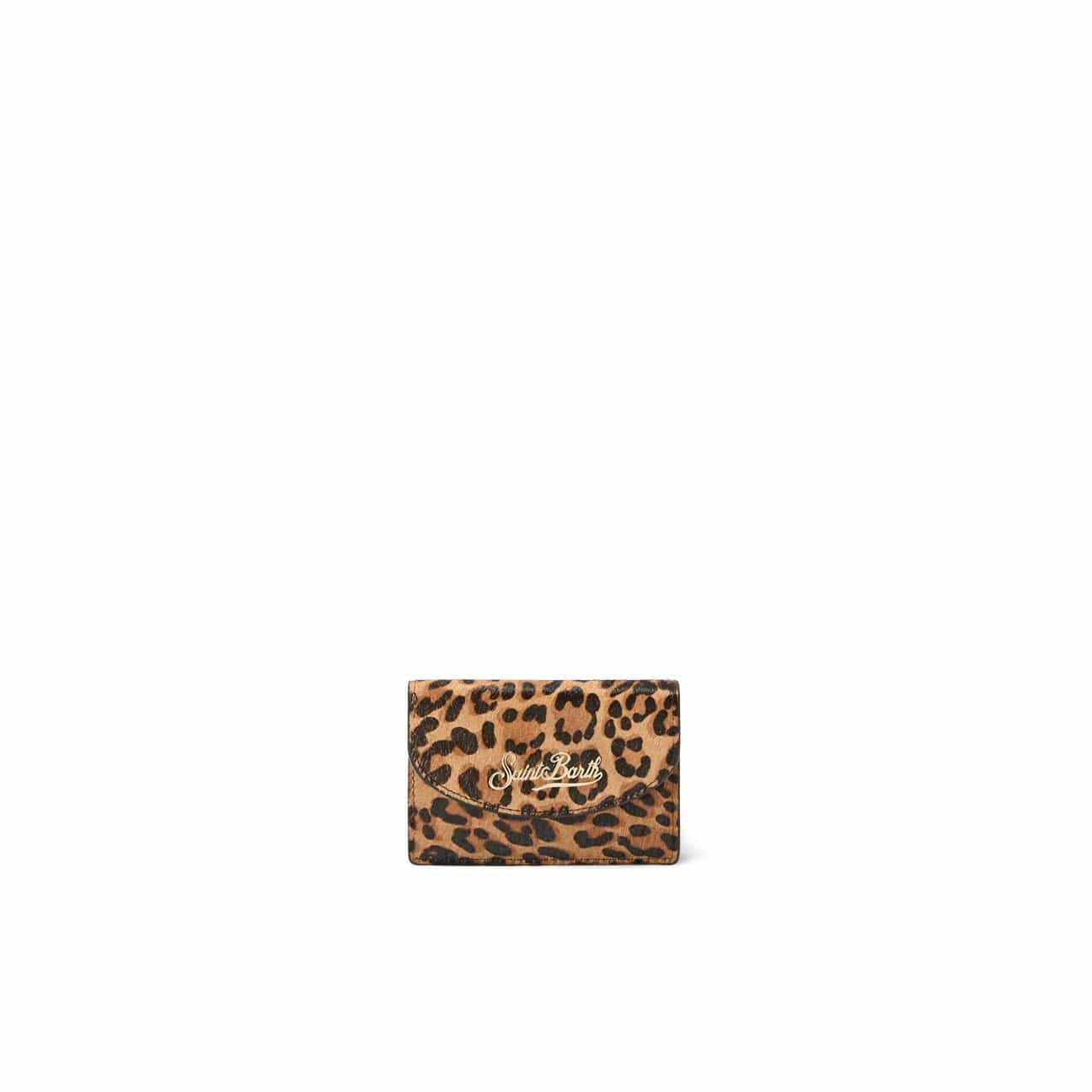 MC2 SAINT BARTH Portacarte Card Holder Leopard