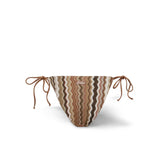 MC2 SAINT BARTH Slip da mare donna Virgo chevron Marrone