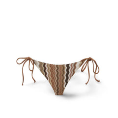 MC2 SAINT BARTH Slip da mare donna Virgo chevron Marrone