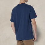 MC2 SAINT BARTH T-shirt da uomo Arnott Levateje er Vino Blue
