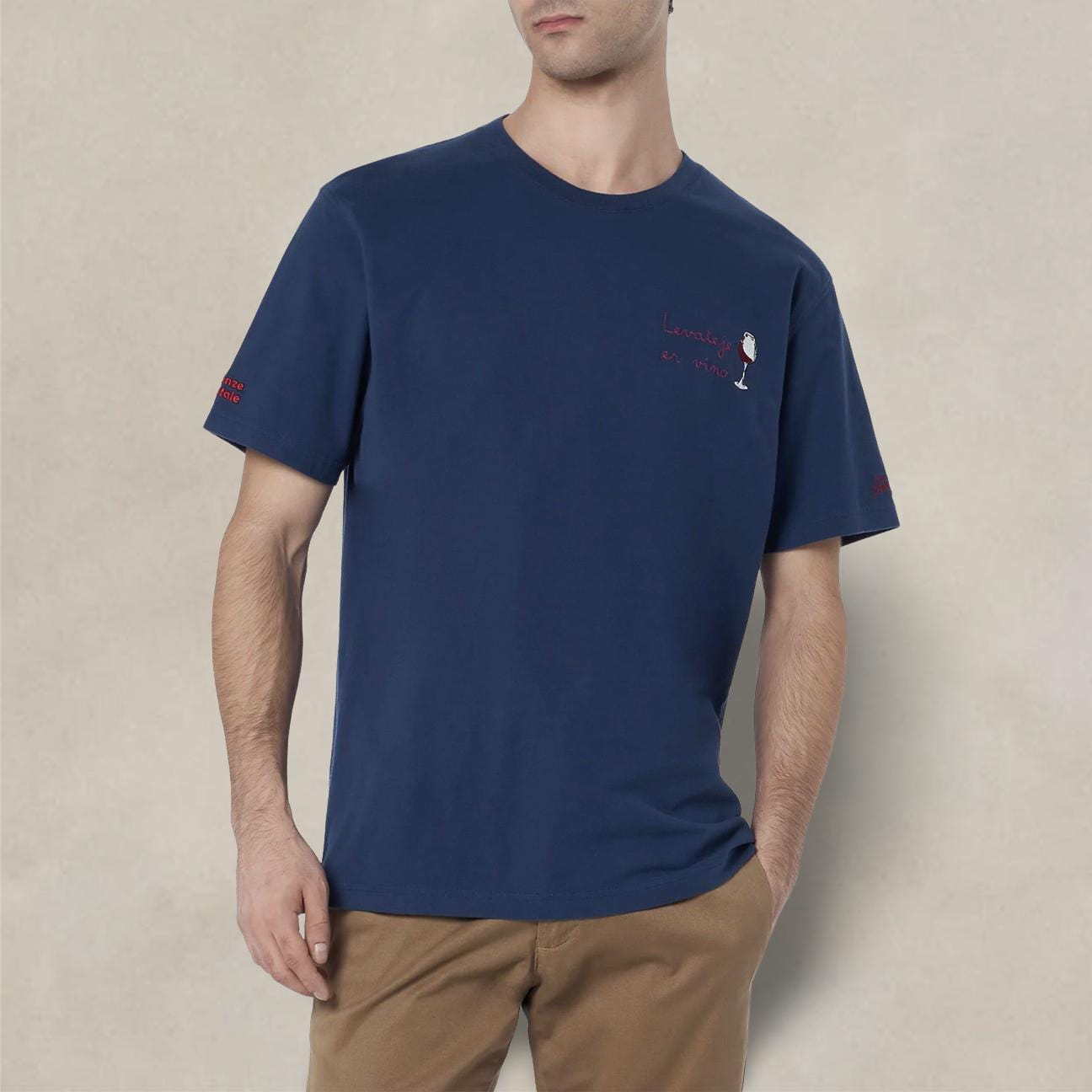 MC2 SAINT BARTH T-shirt da uomo Arnott Levateje er Vino Blue