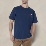 MC2 SAINT BARTH T-shirt da uomo Arnott Levateje er Vino Blue