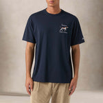 MC2 SAINT BARTH T-Shirt uomo Arnott Cane da Caccia Blue
