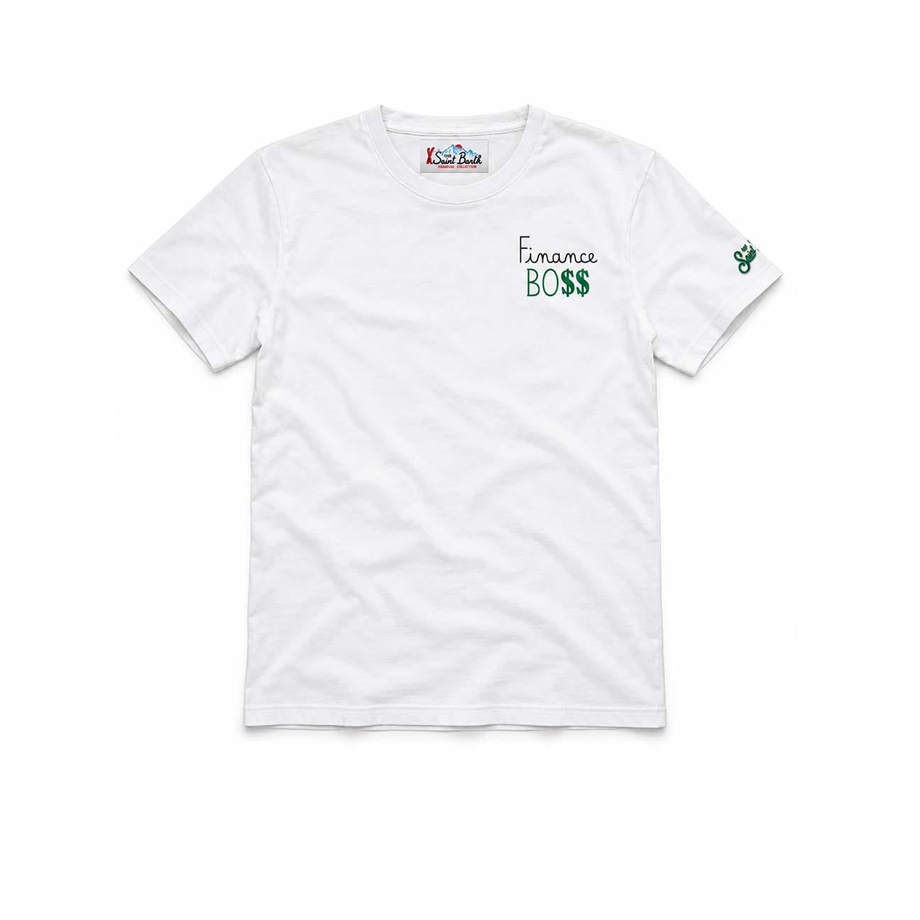 MC2 SAINT BARTH T-Shirt uomo Arnott Finace Boss Bianco
