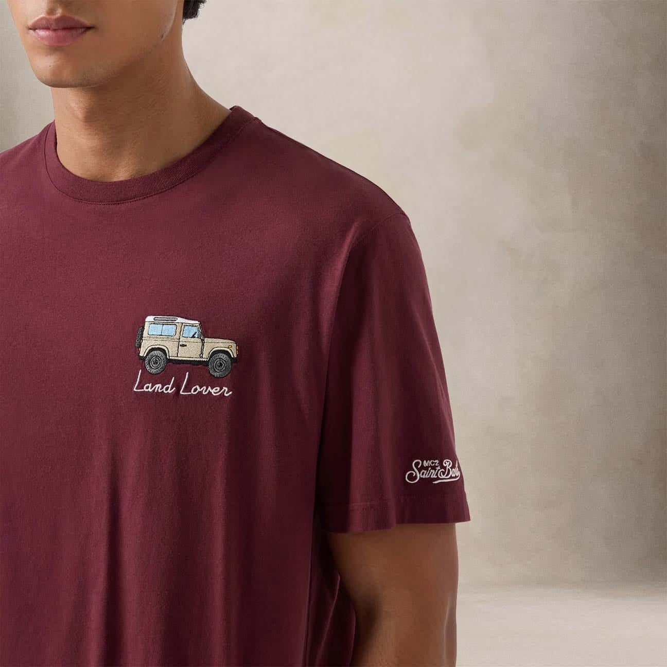 MC2 SAINT BARTH T-Shirt uomo Arnott Land Rover Bordeaux