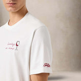 MC2 SAINT BARTH T-Shirt uomo Arnott Levateje er Vino Bianco