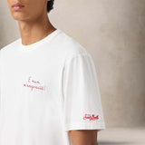 MC2 SAINT BARTH T-Shirt uomo Arnott Vacanze Nun Angoscia Bianco