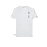 MC2 SAINT BARTH T-Shirt uomo Austin Invest don't spend Bianco