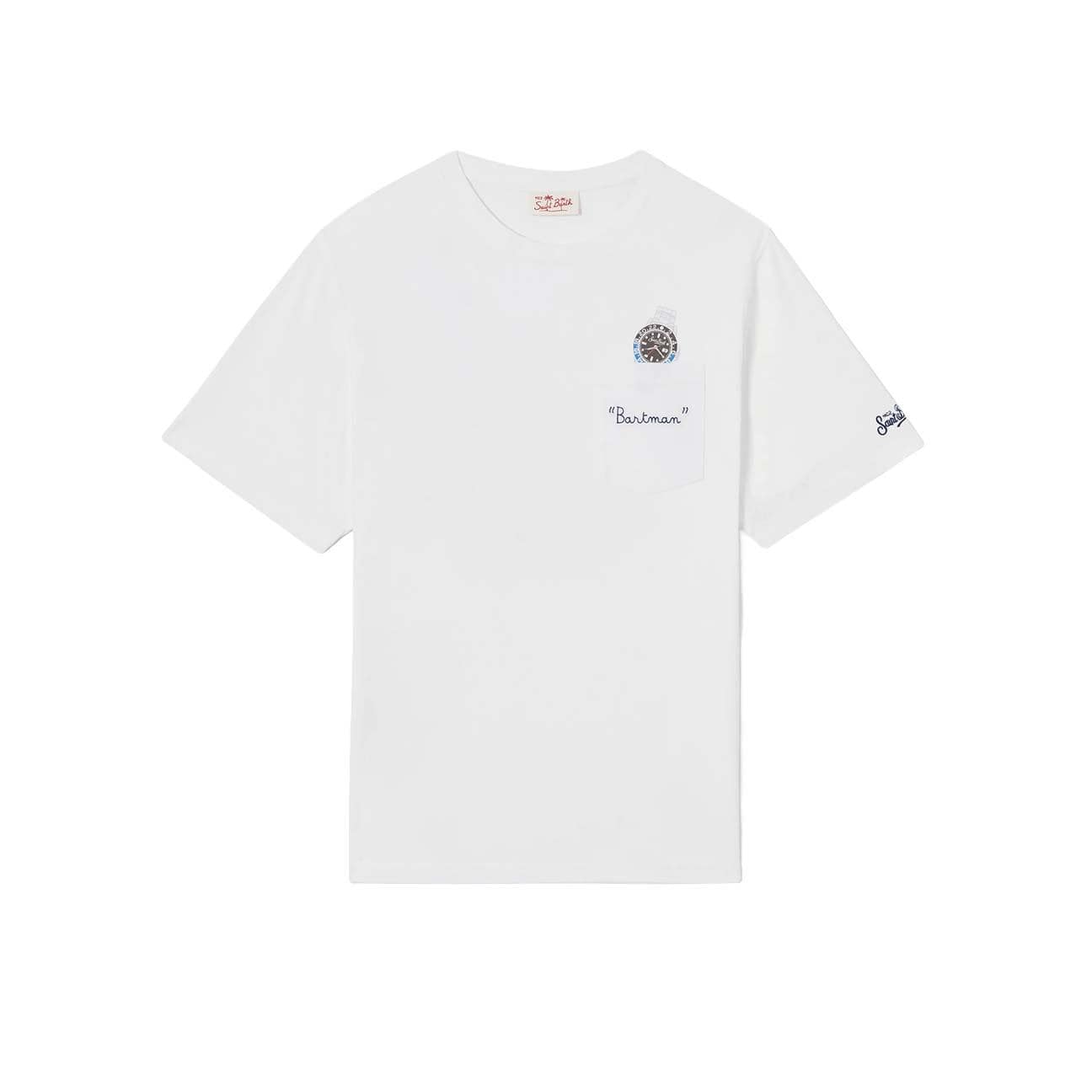 MC2 SAINT BARTH T-Shirt uomo Autrin Bartman Bianco