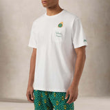 MC2 SAINT BARTH T-Shirt uomo Autrin Golden Power Bianco