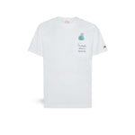 MC2 SAINT BARTH T-Shirt uomo Autrin Invest dont Spend Bianco