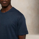 MC2 SAINT BARTH T-Shirt uomo Ecstasea in lino Blue