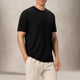 MC2 SAINT BARTH T-Shirt uomo Ecstasea in lino Nero
