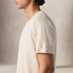 MC2 SAINT BARTH T-Shirt uomo in lino Grain