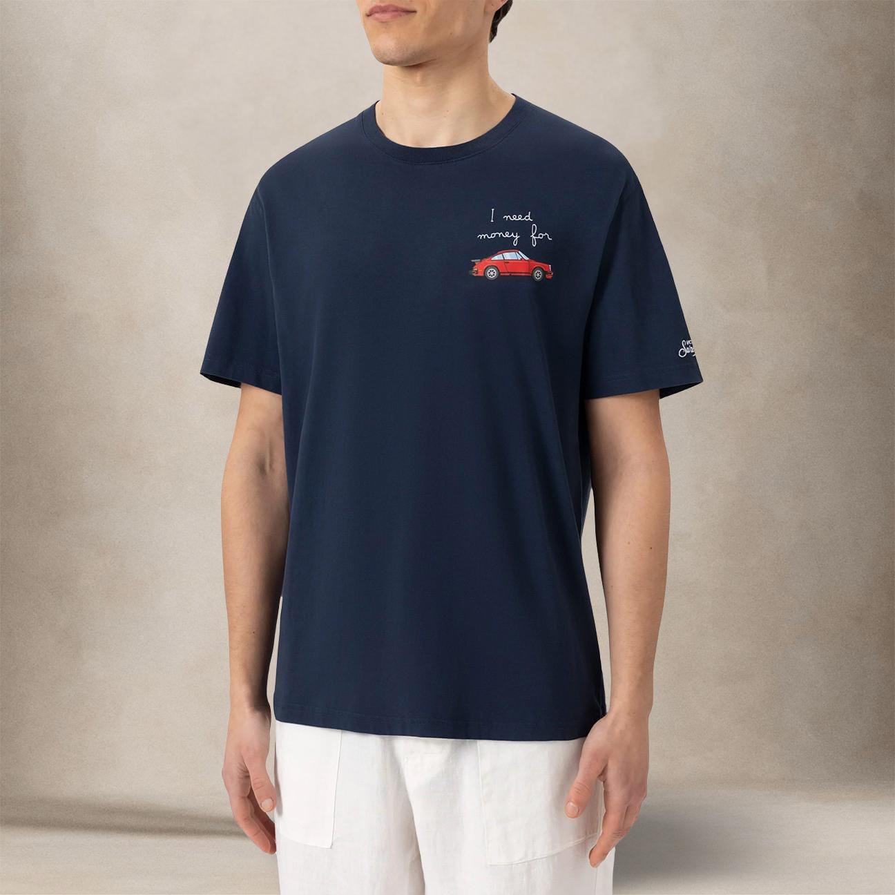 MC2 SAINT BARTH T-Shirt uomo Money for Car Blue